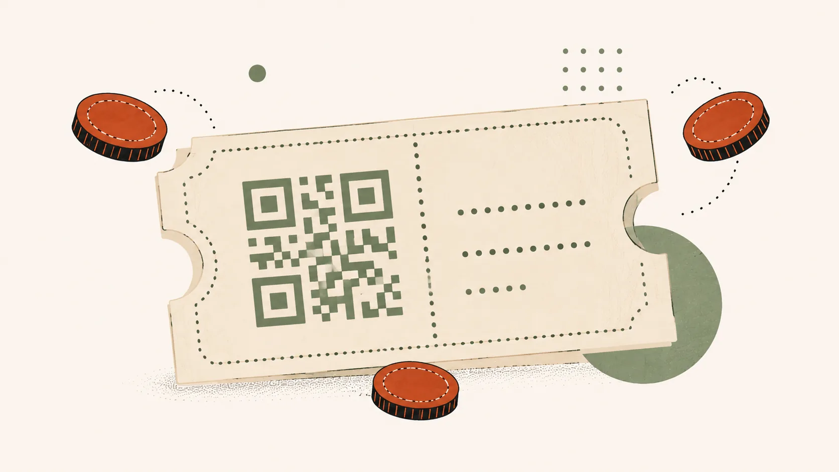 Ilustração editorial — silhueta de cartão SIM em terracotta com ícone de carteira sobreposto e moedas a fluir, representando o serviço Afrimoney da Africell em Angola