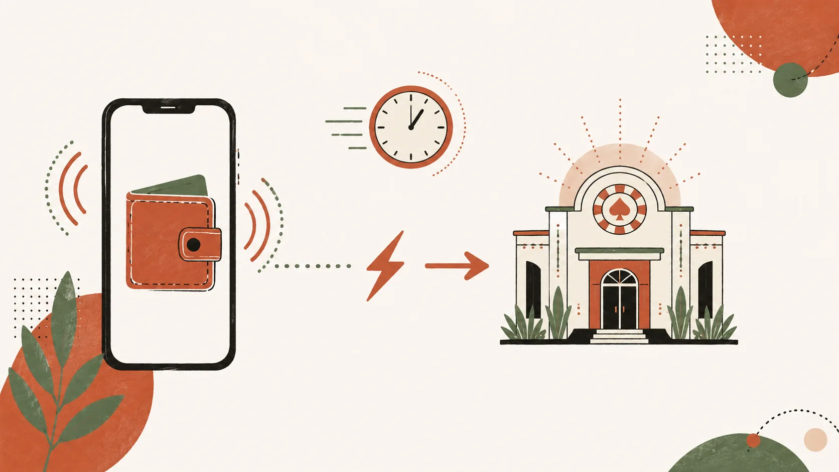 Ilustração editorial — dois cartões rectangulares lado a lado conectados por símbolo VS central com checkmarks e linhas pontilhadas, representando comparações directas entre operadores